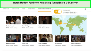 Regardez Modern Family sur Hulu en utilisant le serveur américain de TunnelBear. in - France 