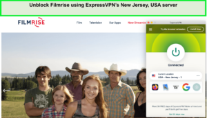  Desbloquear Filmrise utilizando los servidores de ExpressVPN en Nueva Jersey, Estados Unidos in - Espana 