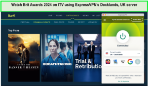 Watch-Brit-Awards-2024-on-ITV-using-ExpressVPNs-Docklands-UK-server-in-India