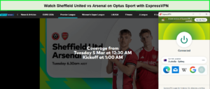 Watch-Sheffield-United-vs-Arsenal-outside-Australia-on-Optus-Sport-with-expressvpn