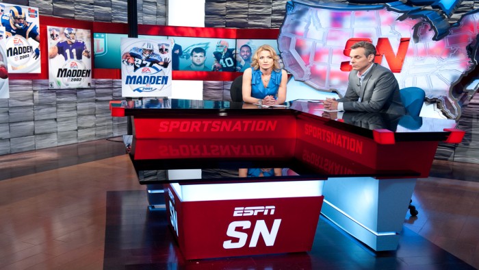  SportsNation is een interactief televisieprogramma op ESPN, gepresenteerd door Michelle Beadle en Colin Cowherd. Het programma richt zich op de populairste sportonderwerpen en -debatten van de dag, met gasten en kijkers die hun mening kunnen geven via sociale media. Het programma bevat ook verschillende segmenten, zoals 