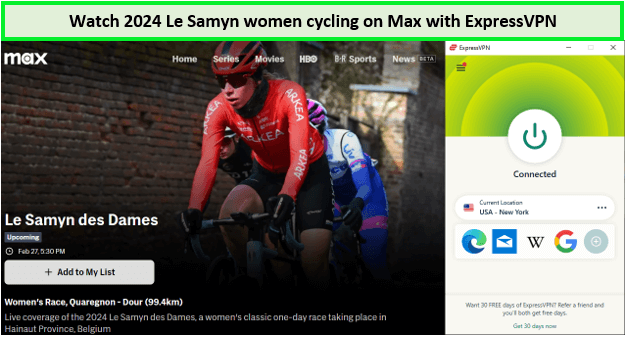 Watch-2024-Le-Samyn-women-cycling-in-South Korea-on-Max-with-ExpressVPN