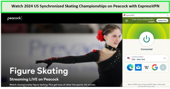 Beobachten Sie die US-Synchronized-Skating-Meisterschaften 2024. in - Deutschland -auf-Peacock-mit-ExpressVPN 
