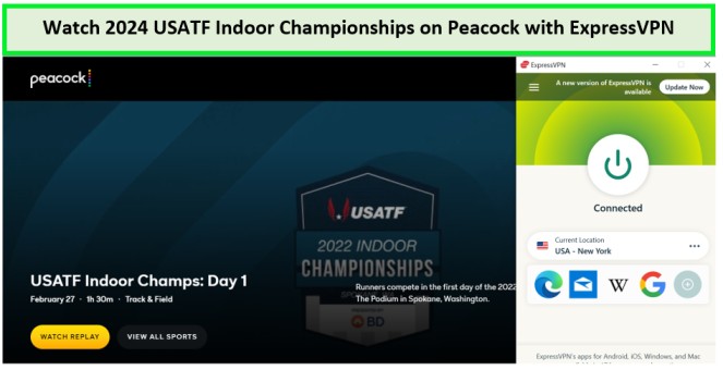  Guarda-2024-USATF-Indoor-Championships- in-Italia -su-Peacock-con-ExpressVPN 