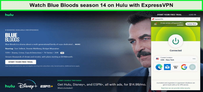 Guarda la stagione 14 di Blue Bloods su Hulu. in - Italia -con ExpressVPN -con ExpressVPN 