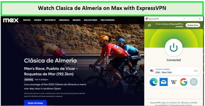 Watch-Clasica-de-Almeria-in-Netherlands-on-Max-with-ExpressVPN