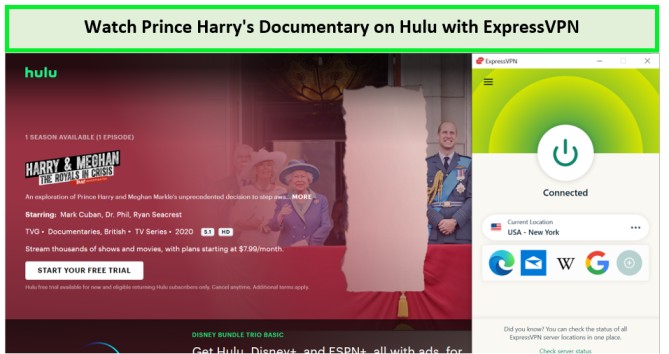 Ver-Documental-Príncipe-Harry- in - Espana -en-Hulu-con-ExpressVPN 