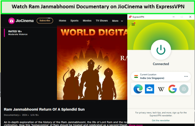  Sehen Sie sich die Dokumentation über Ram Janmabhoomi an. in - Deutschland -auf-JioCinema-mit-ExpressVPN 