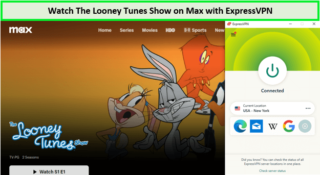 Watch-The-Looney-Tunes-Show-in-South Korea-on-Max-with-ExpressVPN