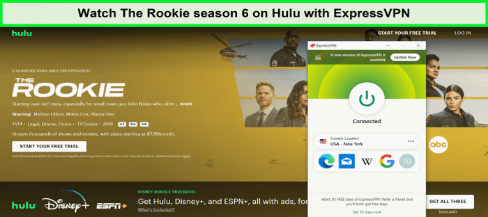 Watch-The-Rookie-season-6-in-Spain-on-Hulu-with-ExpressVPN