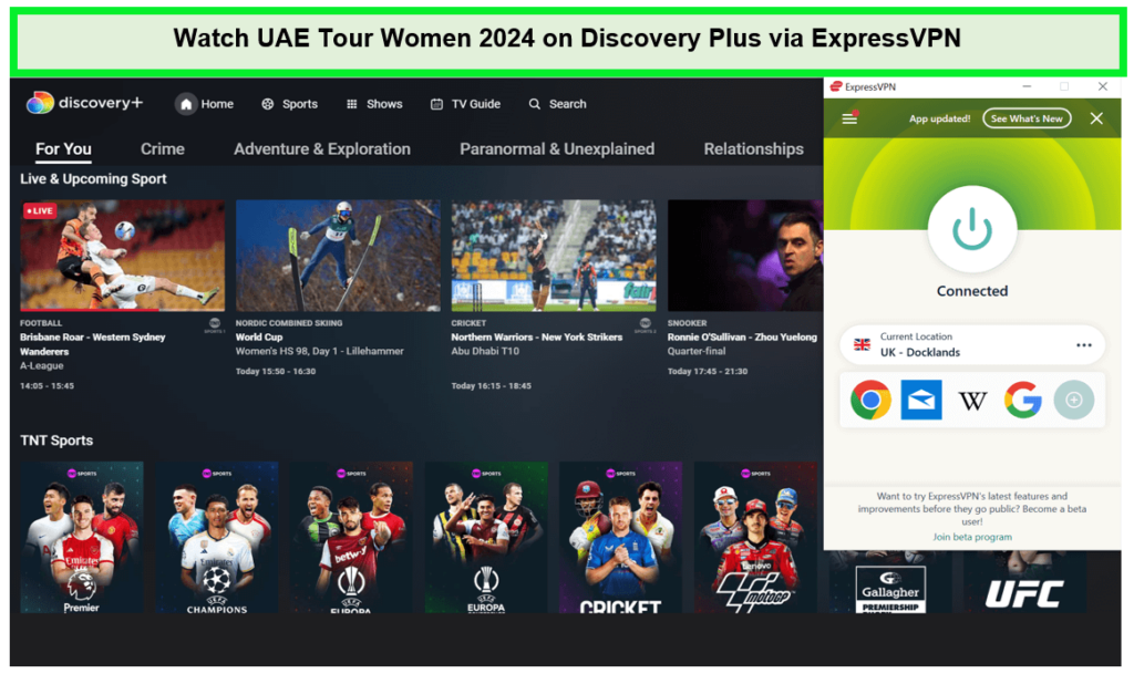  Beobachten Sie die UAE-Tour-Frauen-2024- in - Deutschland -auf-Discovery-Plus-via-ExpressVPN 