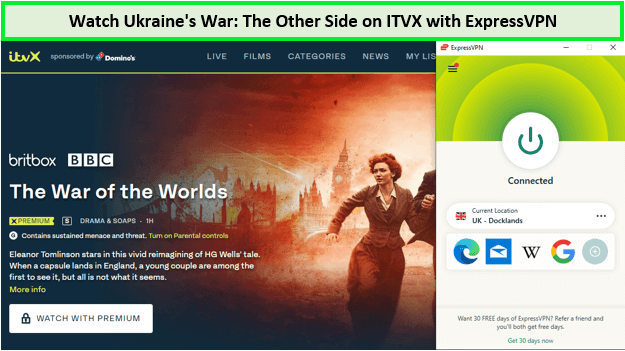 Guarda-Ucraina-Guerra-L'altro-Lato- in - Italia su-ITVX-con-ExpressVPN 