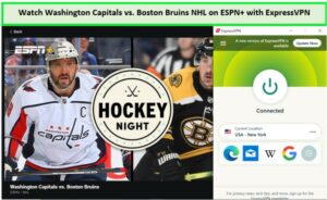 Watch-Washington-Capitals-vs.-Boston-Bruins-NHL-in-South Korea-on-ESPN-with-ExpressVPN