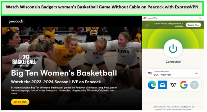 unblock-Wisconsin-Badgers-womens-Basketball-Game-Without-Cable-in-Australia-on-Peacock-with-ExpressVPN
