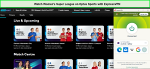 regardez la super league féminine. en - France -sur-optus-sports 