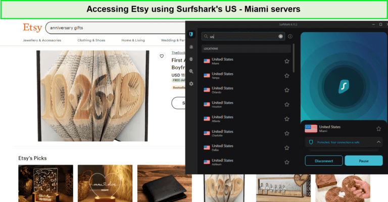 etsy-outside-USA-unblocked-by-surfshark