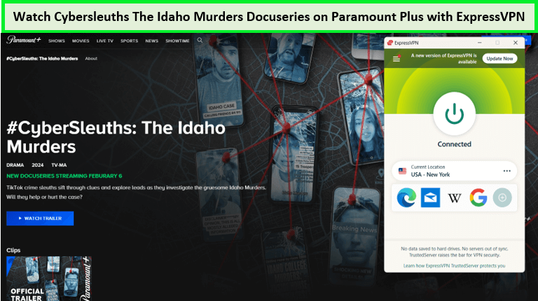  ExpressVPN-Entsperrte Cyber-Ermittler - Die Idaho-Morde-Dokuserie auf Paramount Plus. 
