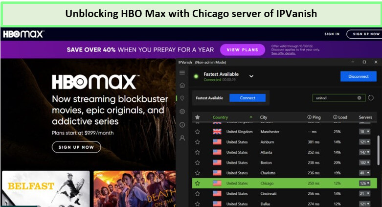 Unblocking-HBO-Max-with-IPVanish-in-UK