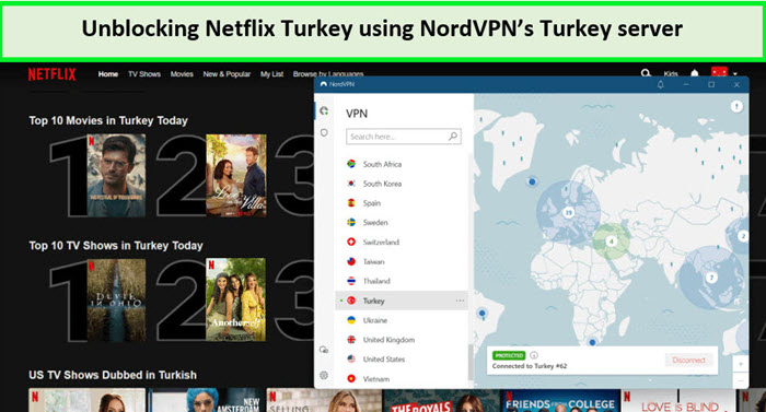  Netflix con NordVPN in - Espana 
