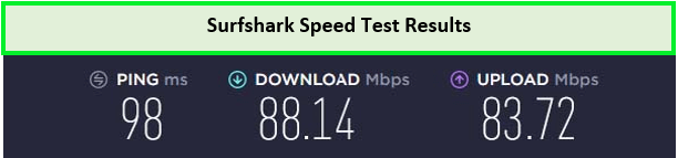 speed-test-surfshark-for-Peacock-TV-in-Colombia
