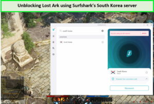 surfshark-worked-on-lost-ark-in-South Korea