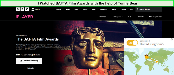 tunnelbear-for-bafta-tv-award-2024-outside-UK