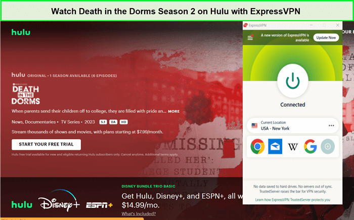 watch-death-in-the-dorms-season-2-on-hulu-in-Spain-expressvpn
