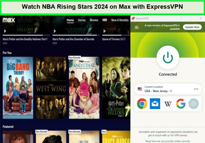 watch-nba-rising-stars-2024-in-Australia-on-max-with-expressvpn