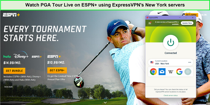  Regardez le PGA Tour en direct sur ESPN+ avec les serveurs américains d'ExpressVPN in - France 