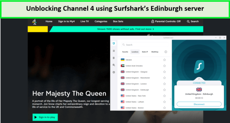 surfshark-unblock-channel4-in-Spain