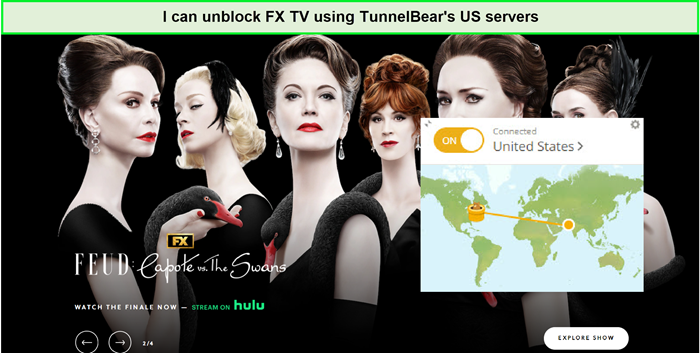 FX-tv-unblocked-using-tunnelbear-in-USA