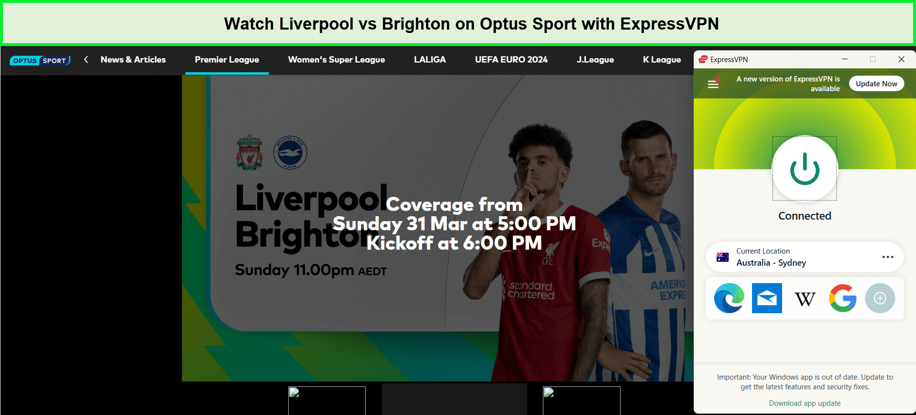 watch-Liverpool-vs-Brighton-in-Spain-on-Optus-Sport-with-expressvpn