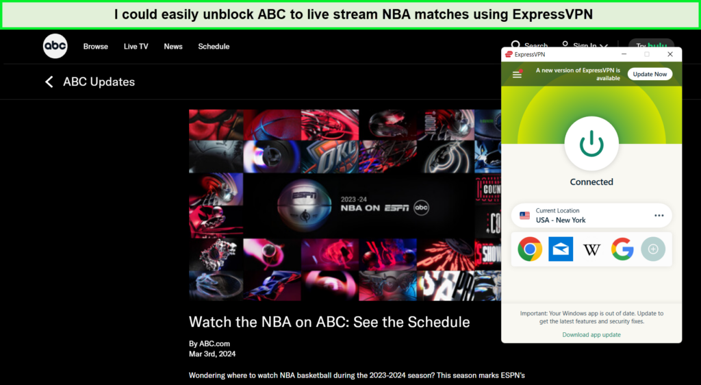 NBA-matches-with-expressvpn-outside-USA