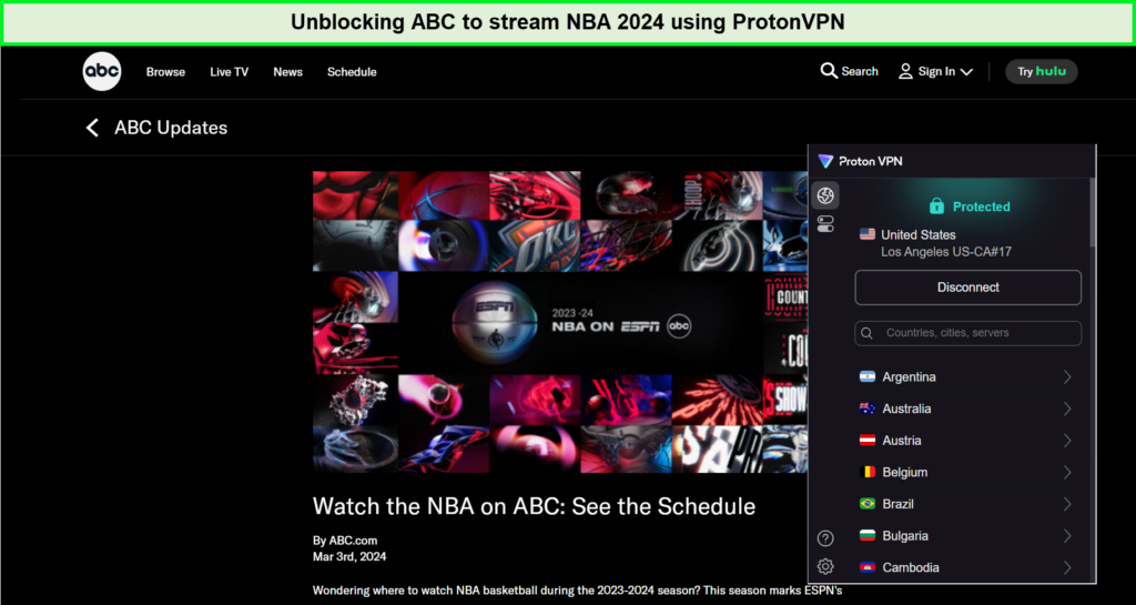 NBA-with-protonVPN-in-New Zealand