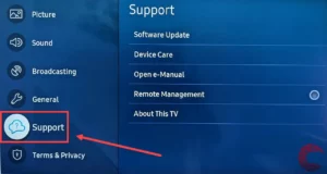 SamsungTV-select-Support