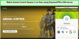 Watch-Animal-Control-Season-2-on-Hulu-using-ExpressVPNs-USA-server-in-New Zealand