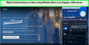 Watch-Extraordinary-on-Hulu-using-Windscribes-Los-Angeles-USA-server-in-Japan