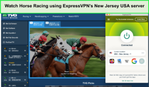 Watch-Horse-Racing-using-ExpressVPNs-New-Jersey-USA-server-in-UAE