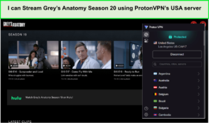 Posso guardare la stagione 20 di Grey's Anatomy utilizzando il server USA di ProtonVPN. in - Italia 