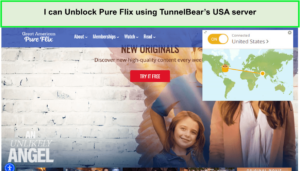 I-can-Unblock-Pure-Flix-using-TunnelBears-USA-server-in-Spain