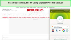 I-can-Unblock-Republic-TV-using-ExpressVPNs-India-server-in-Singapore