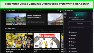 I-can-Watch-Volta-a-Catalunya-Cycling-using-ProtonVPNs-USA-server-in-Japan