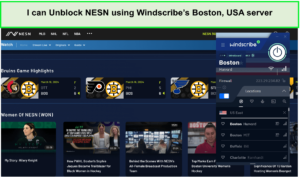 I-can-Unblock-NESN-using-Windscribes-Boston-USA-server-in-New Zealand
