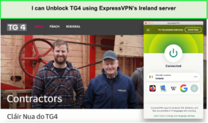 I-can-Unblock--TG4-using-ExpressVPNs-Ireland-server-in-Italy