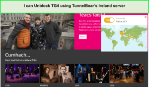 I-can-Unblock--TG4-using-TunnelBears-Ireland-server-in-Italy