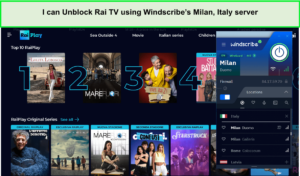 I-can-Unblock-Rai-TV-using-Windscribes-Milan-Italy-server-in-Australia