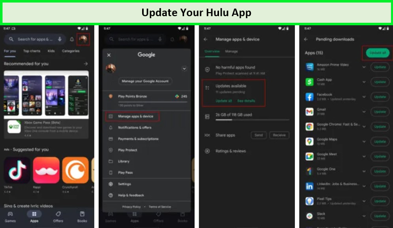 Update-Hulu-app
