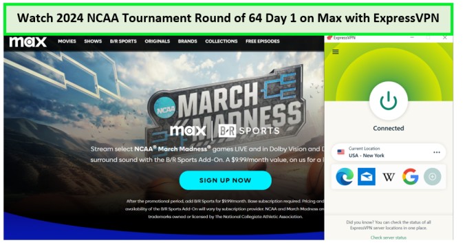 Watch-2024-NCAA-Tournament-Round-of-64-Day-1-in-New Zealand-on-Max-with-ExpressVPN