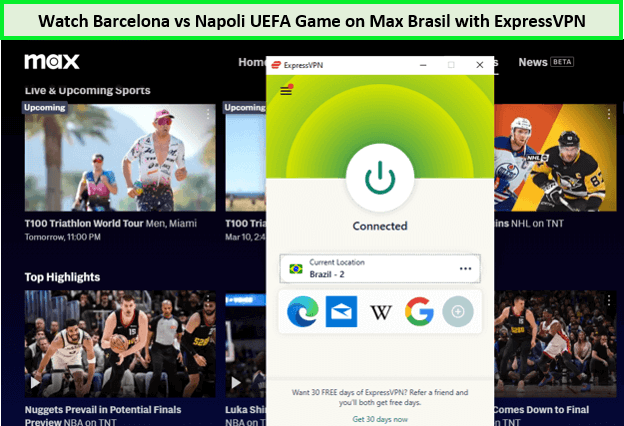 Watch-Barcelona-vs-Napoli-UEFA-Game-in-Spain-on-Max-Brasil-with-ExpressVPN