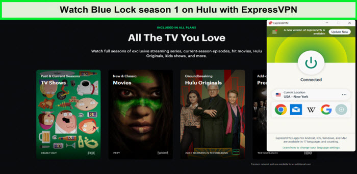 Watch-Blue-Lock-season-1-on-Hulu-with-ExpressVPN-in-Germany